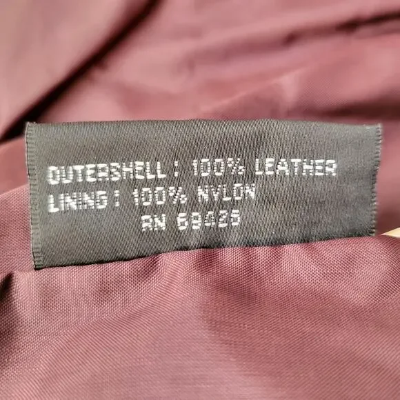Wilsons Leather Maxima Jacket Women's XL Maroon Suede Lined Vintage 90s Y2K - Picture 15 of 16